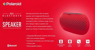 Polaroid PBT571BK Universal Wireless Bluetooth Speaker (Black) N5