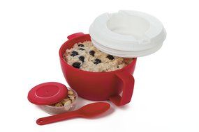 Prep Solutions by Progressive Microwave On-The-Go! Oatmeal Container N4