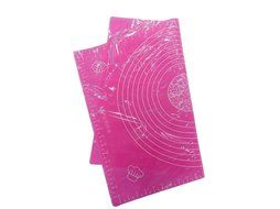 Gabkey Large Massive Pastry Fondant Silicone Work Rolling Baking Mat with Measurements (BLUE, 1) N2