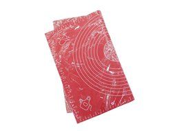 Gabkey Large Massive Pastry Fondant Silicone Work Rolling Baking Mat with Measurements (BLUE, 1) N3