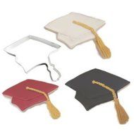 1 X Graduation Cap Metal Cookie Cutter