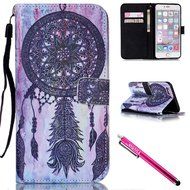 iPhone 6S Case, iPhone 6 Wallet Case, Firefish Stand Flip Folio Wallet Cover Shock Resistance Protective Shell...