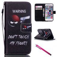 iPhone 6S Case, iPhone 6 Wallet Case, Firefish Stand Flip Folio Wallet Cover Shock Resistance Protective Shell... N19