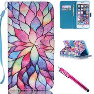 iPhone 6S Case, iPhone 6 Wallet Case, Firefish Stand Flip Folio Wallet Cover Shock Resistance Protective Shell... N35