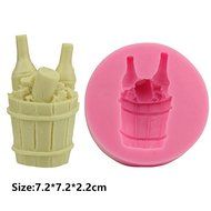 Beer Barrel Silicone Cake Mould Fondant Sugar Craft Chocolate Decorating Tool