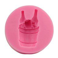 Beer Barrel Silicone Cake Mould Fondant Sugar Craft Chocolate Decorating Tool N2