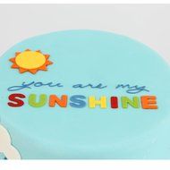 Sweet Elite Tools - Nature Cutter Set- Sun, Clouds, Grass, Fire - for rolled fondant, gumpaste or cookies - By... N4