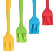 Foreasy Pastry Brush Grill Brush Basting Brush Food Grade Silicon Body Safe Set of 4 N15