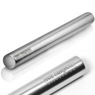 The Original Stainless Steel Rolling Pin Featuring a Non-Stick Surface Perfect for Making Pasta, Cookies, Ravioli...