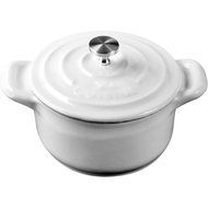 La Cuisine 4 In. Enameled Cast Iron Mini Covered Casserole, Blue N7