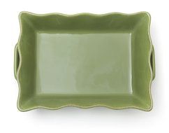 Prima Design Classic Rectangular Baker, 12 by 7.5-Inch, Green N2