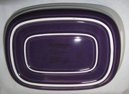CorningWare Etch 2.5 quart Oblong Dish with Glass Cover in Sand N6