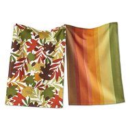 TAG Harvest Leaves Dishtowel, Set of 2