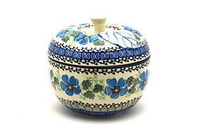 Polish Pottery Apple Baker - Large - Morning Glory