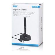 August DTA240 High Gain Digital TV Aerial - Portable Indoor/Outdoor Digital Antenna for USB TV Tuner / ATSC Television... N3