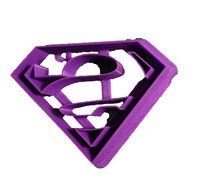 Super Man Cookie Cutter (3 inches)