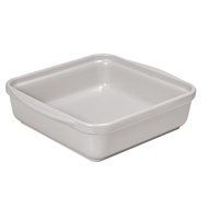 French Home 8-inch Oyster Gray Square Baking Dish