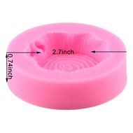 2Pcs/Set 3D Tree Stump Silicone Jelly Sugar Bakeware Fondant Molds For Tree Bark Impression Mat N5