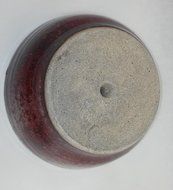 Aunt Chris&#039; Pottery - Hand Made Clay - Individual Apple - Baking and Serving Dish - Convienant Catch All Bowl... N10