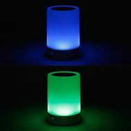 YKS Wireless Bluetooth Speakers, Portable Multifunctional Bluetooth Speaker with Smart Touch LED Mood Lamp, Muisc... N5