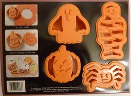 SUR LA TABLE Halloween Cookie Cutters Set of 8 CHICAGO METALLIC N3