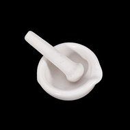 6ml Porcelain Mortar and Pestle Mixing Grinding Bowl Set - White by Unknown N3