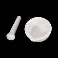 6ml Porcelain Mortar and Pestle Mixing Grinding Bowl Set - White by Unknown N5