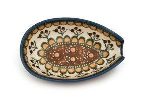 Polish Pottery Golden Pastures Small Spoon Rest
