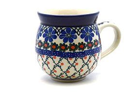 Polish Pottery Mug - 15 oz. Bubble - Primrose