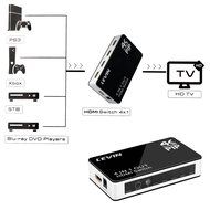 4K x 2K 4-Port HDMI Switch, Levin High Speed Selector Switcher Support PIP Function with Full HD 1080P 3D IR Wireless... N3