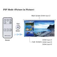 4K x 2K 4-Port HDMI Switch, Levin High Speed Selector Switcher Support PIP Function with Full HD 1080P 3D IR Wireless... N4