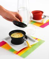 Orka Silicone Easy Form 9 Oz Baking Set - Red by Mastrad N2