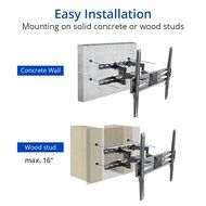 Fleximounts A22 full motion articulating TV wall mount tilt swivel bracket fit for 32"-55" N5
