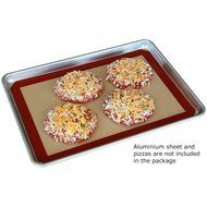 Silicone Baking Mat - Set of 2 Half Sheets - Non Stick Silicon Liner for Bake Pans &amp; Rolling (16.5&quot; x 11.6&quot;) N4