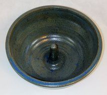 Aunt Chris&#039; Pottery - Hand Made Clay - Individual Apple Baking and Serving Dish - With Molden-In - Fast Baking... N4
