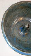 Aunt Chris&#039; Pottery - Hand Made Clay - Individual Apple Baking and Serving Dish - With Molden-In - Fast Baking... N5