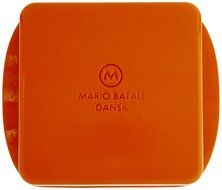 Mario Batali 826688 Enameled Cast Iron Square Baker, 9-Inch, Persimmon N4