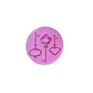Cutoy Key Design Silicone Cake Fondant Chocolete Jello Soap Candy Gum Paste Molds Clay Moulds DIY Decorating Tools N2