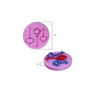 Cutoy Key Design Silicone Cake Fondant Chocolete Jello Soap Candy Gum Paste Molds Clay Moulds DIY Decorating Tools N3