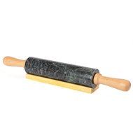 Evco International Creative Home Marble Deluxe Rolling Pin, Charcoal, 18&quot; N3