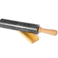 Evco International Creative Home Marble Deluxe Rolling Pin, Charcoal, 18&quot; N4