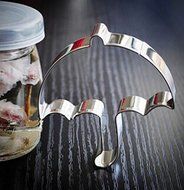 FD3029 Stainless Steel Umbrella Chocolate Cookie Cutter Fondant Cake DIY Mold