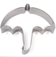 FD3029 Stainless Steel Umbrella Chocolate Cookie Cutter Fondant Cake DIY Mold N3