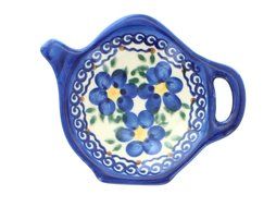 Polish Pottery Spring Blossom Teabag Holder