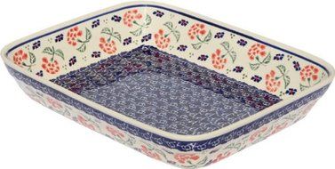 Polish Pottery Baking Dish 8&quot;x10&quot; N5