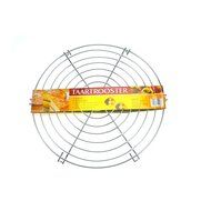 BBQ Rack Round Chrome Cooling Rack Oven Wire Rack for Cooling Baking 12inch Metal Wire Grid Rack