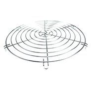 BBQ Rack Round Chrome Cooling Rack Oven Wire Rack for Cooling Baking 12inch Metal Wire Grid Rack N4