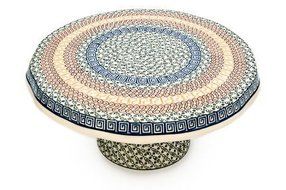 Polish Pottery Athena Cake Plate