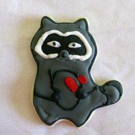 Raccoon Cookie Cutter- Stainless Steel N3