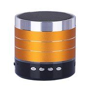Sicneka Led Shinning Protable Mini Wireless Bluetooth Speakers Altavoz Bluetooth With FM Radio (Gold)